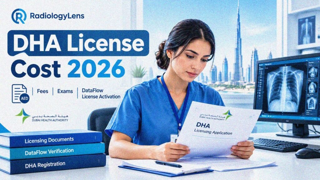 How Much Does a DHA Radiographer License Cost in 2026?